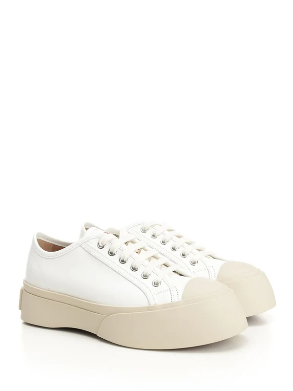Marni White Low Top Sneakers - Image 2
