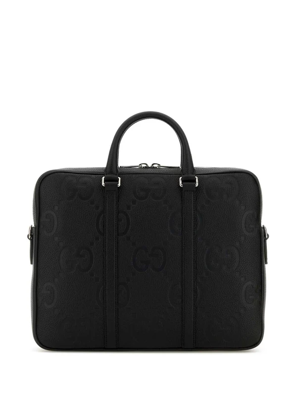 Gucci Jumbo Gg Medium Black Tote Bags - Image 3