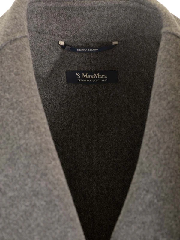 S Max Mara Grey Coats - Image 5