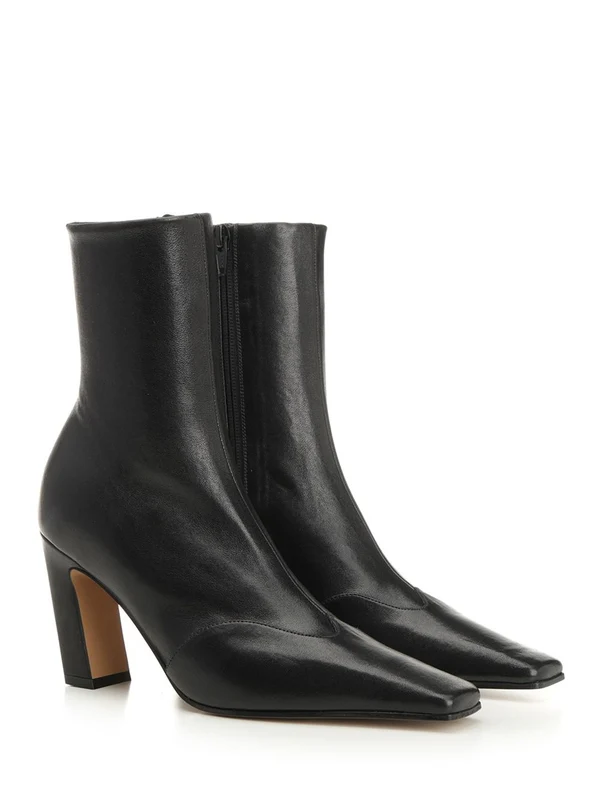 Khaite Black Ankle Boots - Image 2