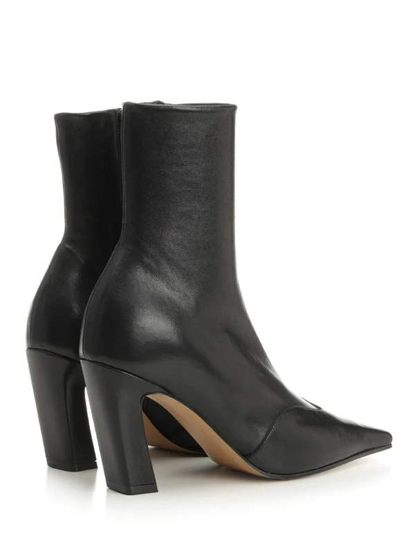 Khaite Black Ankle Boots - Image 3