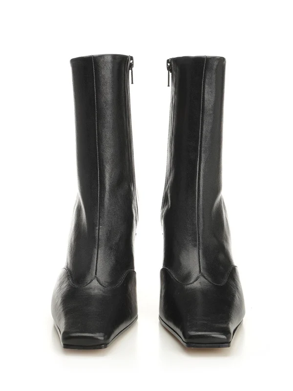 Khaite Black Ankle Boots - Image 5