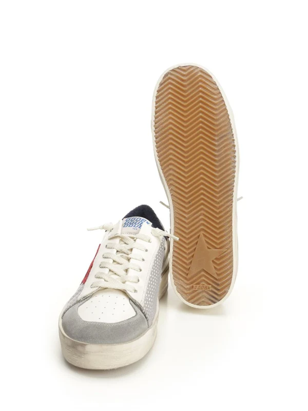 Golden Goose White Low Top Sneakers - Image 5