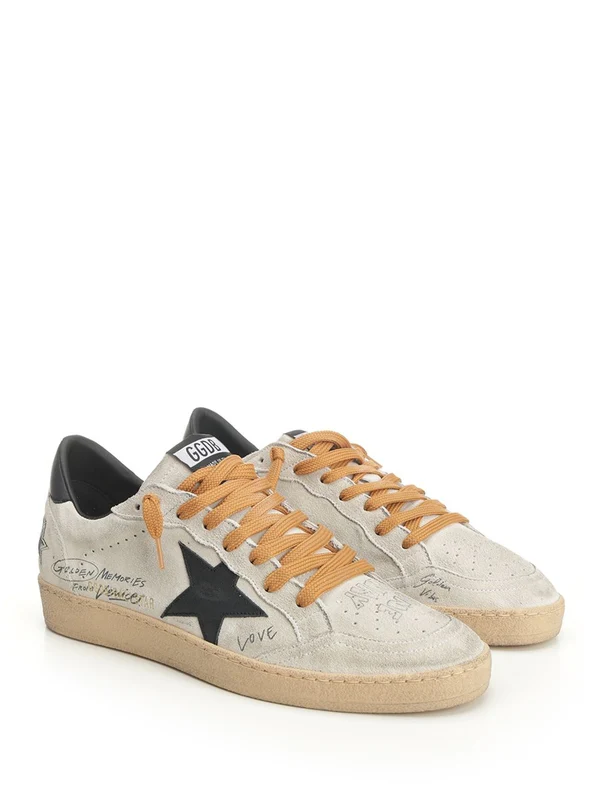 Golden Goose White Low Top Sneakers - Image 2