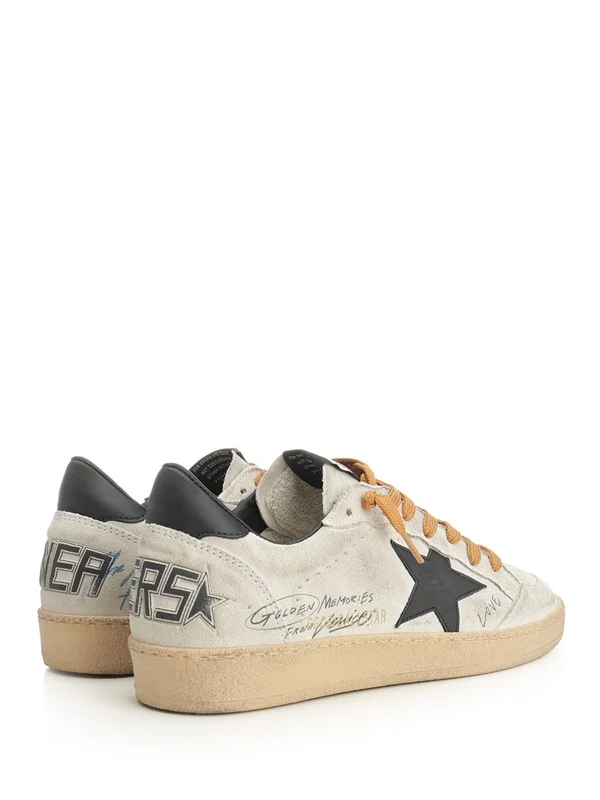 Golden Goose White Low Top Sneakers - Image 3