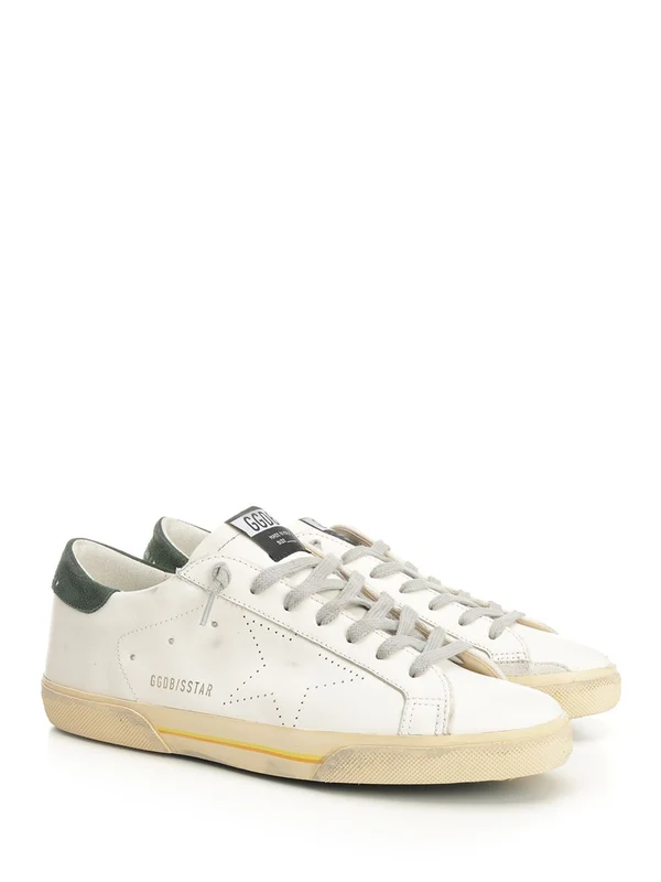 Golden Goose White Low Top Sneakers - Image 2