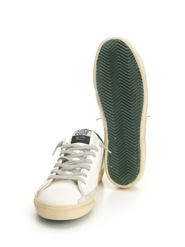 Golden Goose White Low Top Sneakers - Image 5
