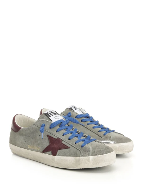 Golden Goose Green Low Top Sneakers - Image 2
