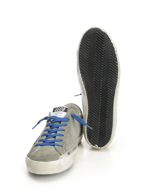 Golden Goose Green Low Top Sneakers - Image 5