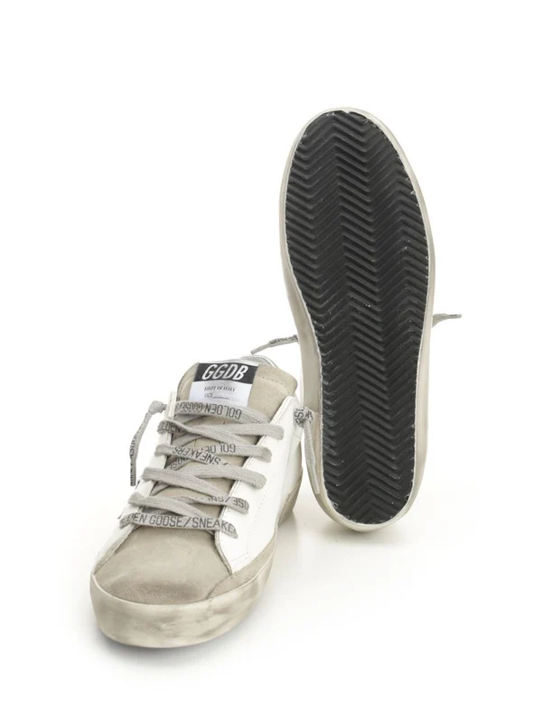 Golden Goose White Low Top Sneakers - Image 5