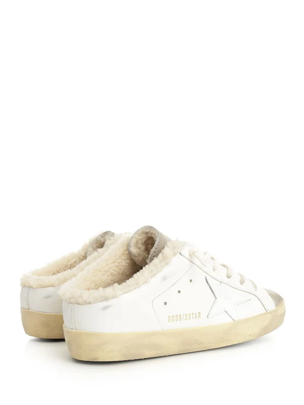 Golden Goose White Low Top Sneakers - Image 3