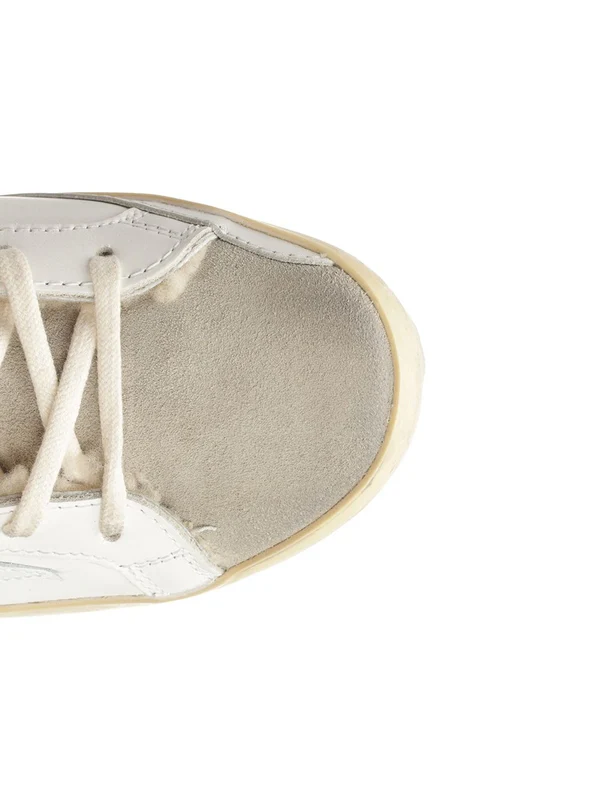 Golden Goose White Low Top Sneakers - Image 4