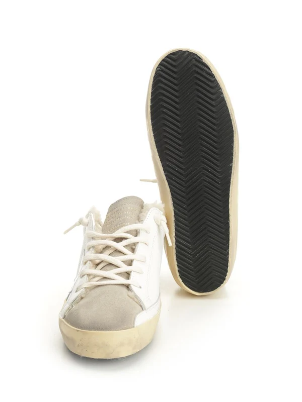 Golden Goose White Low Top Sneakers - Image 5