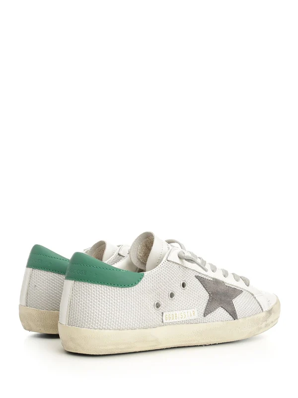 Golden Goose White Low Top Sneakers - Image 3