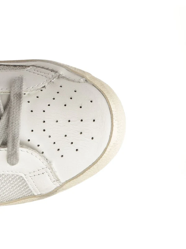 Golden Goose White Low Top Sneakers - Image 4