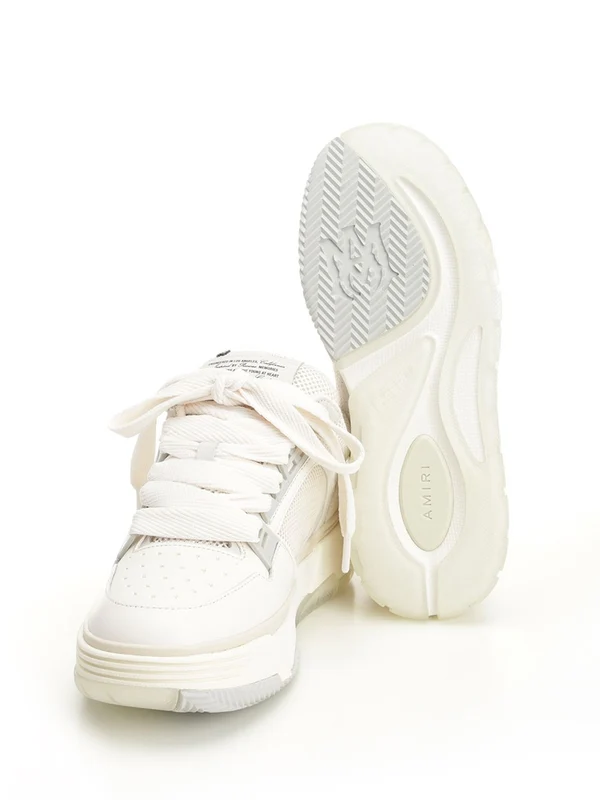 Amiri White Low Top Sneakers - Image 5