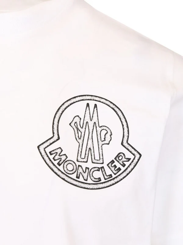 Moncler White Half Sleeve - Image 3