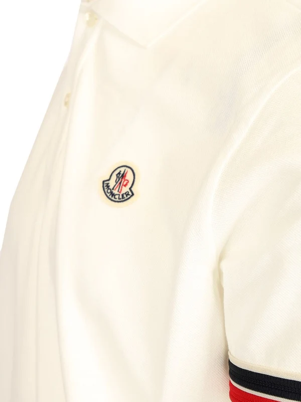 Moncler White Polo Shirts - Image 4