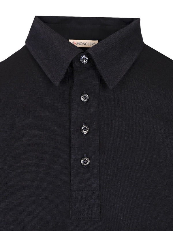 Moncler Blue Polo Shirts - Image 3