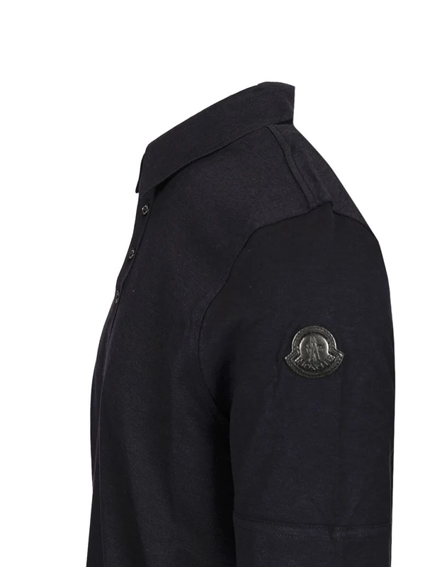 Moncler Blue Polo Shirts - Image 4