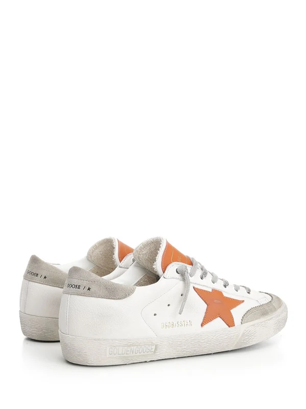 Golden Goose White Low Top Sneakers - Image 3