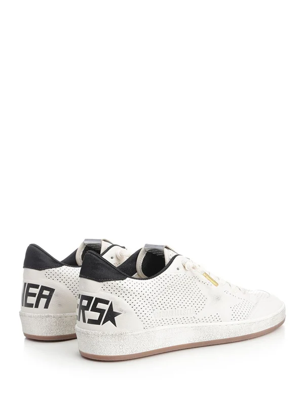 Golden Goose White Low Top Sneakers - Image 3