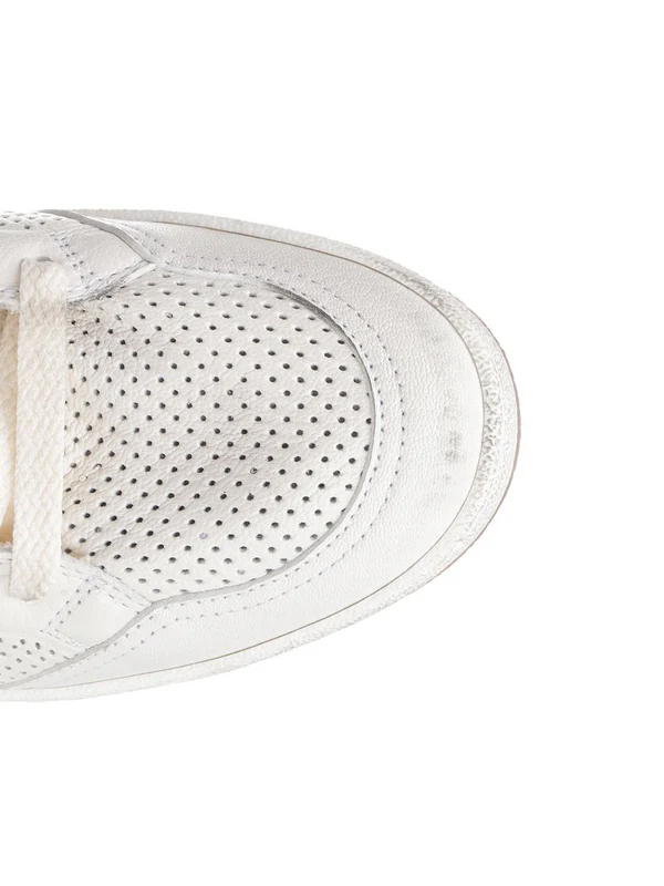 Golden Goose White Low Top Sneakers - Image 4