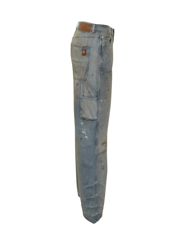 Amiri Skyblue Denim Pants - Image 3