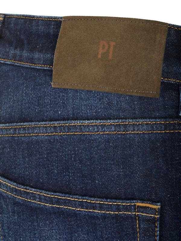 Pt Torino Blue Denim Pants - Image 4
