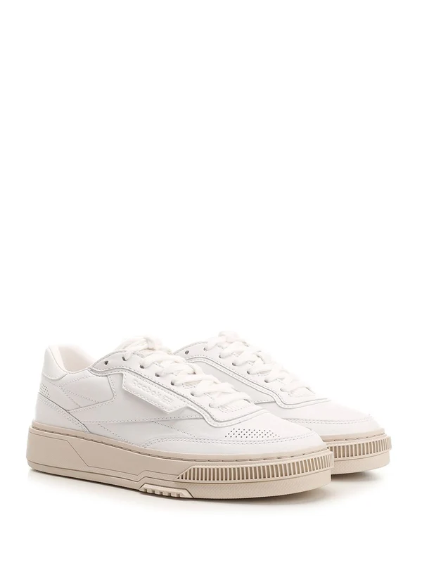 Reebok White Low Top Sneakers - Image 2