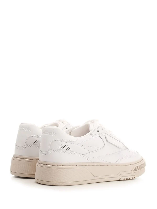 Reebok White Low Top Sneakers - Image 3