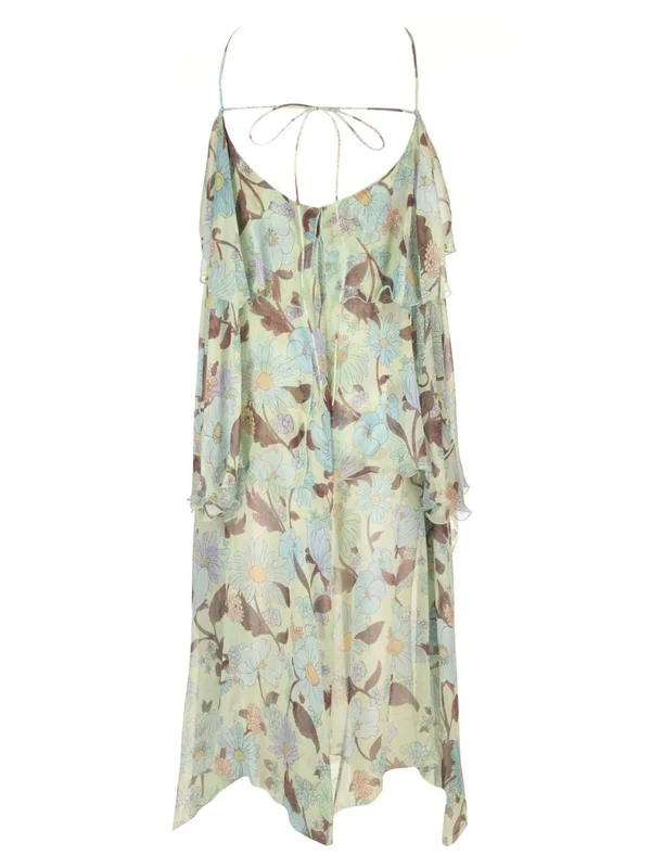 Stella Mccartney Green Midi Dress - Image 2
