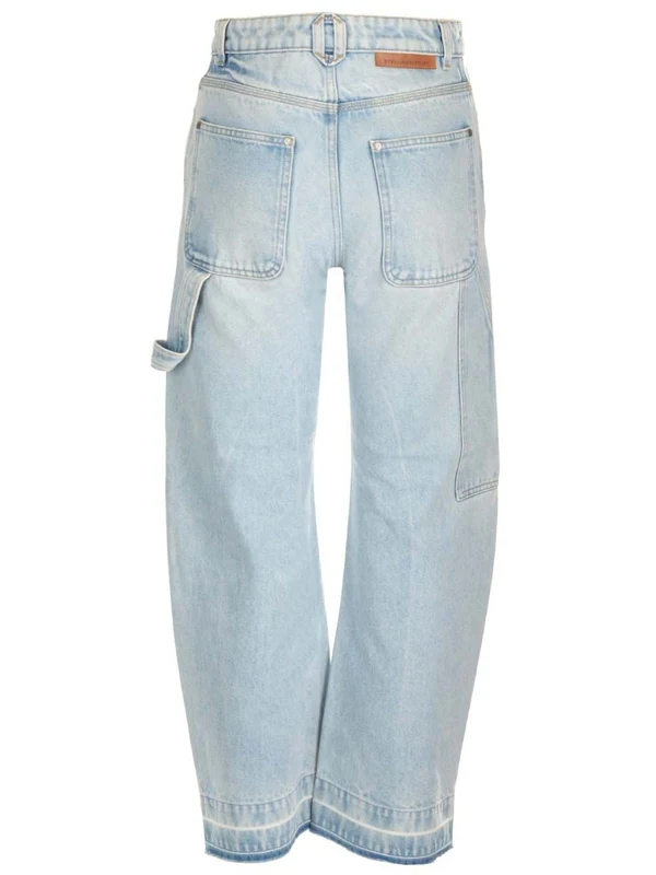 Stella Mccartney Skyblue Denim Pants - Image 2