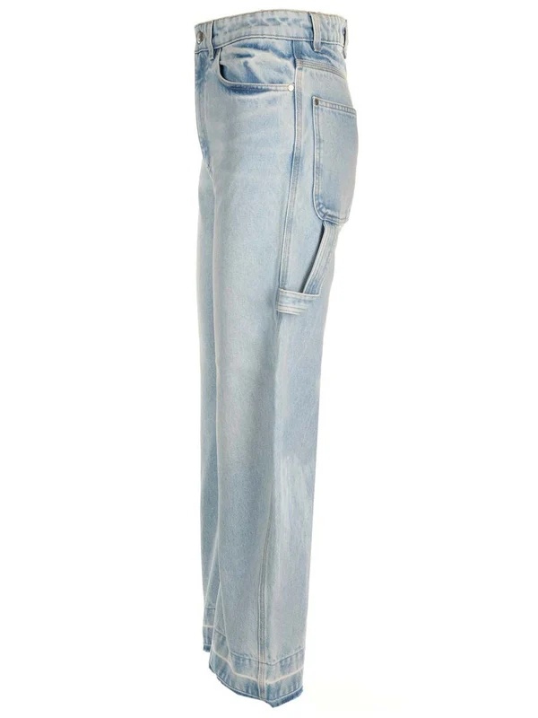 Stella Mccartney Skyblue Denim Pants - Image 3