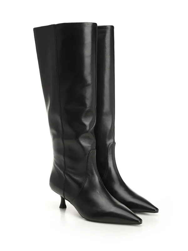 Stuart Weitzman Black Middle Boots - Image 2