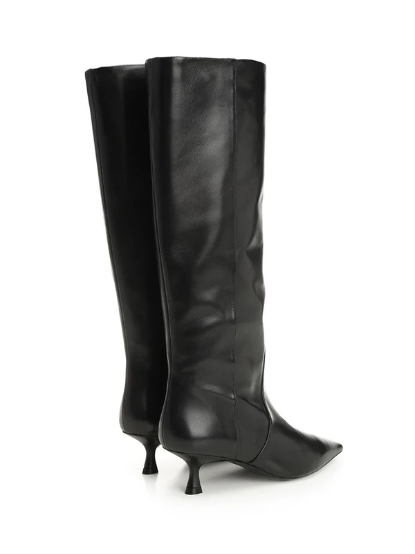 Stuart Weitzman Black Middle Boots - Image 3