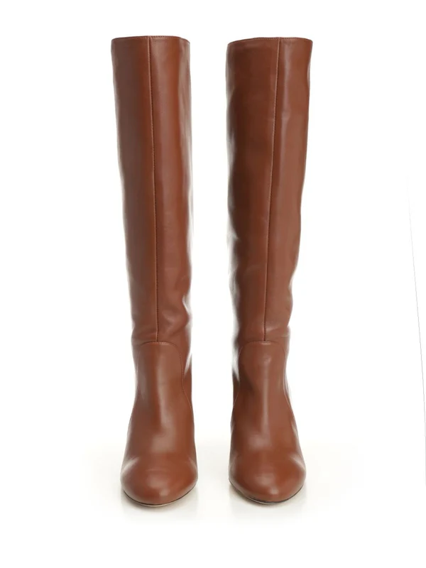 Stuart Weitzman Brown Middle Boots - Image 5