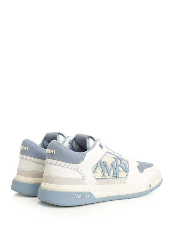 Amiri White Blue Low Top Sneakers - Image 3