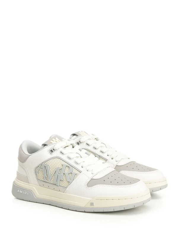 Amiri White Grey Low Top Sneakers - Image 2