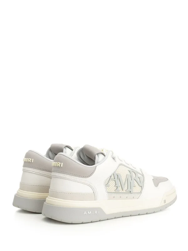 Amiri White Grey Low Top Sneakers - Image 3