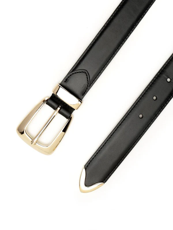 Khaite Black Leather Belts - Image 2