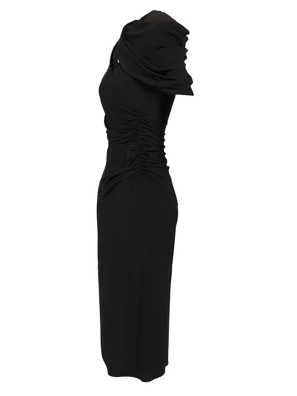 Stella Mccartney Black Midi Dress - Image 3