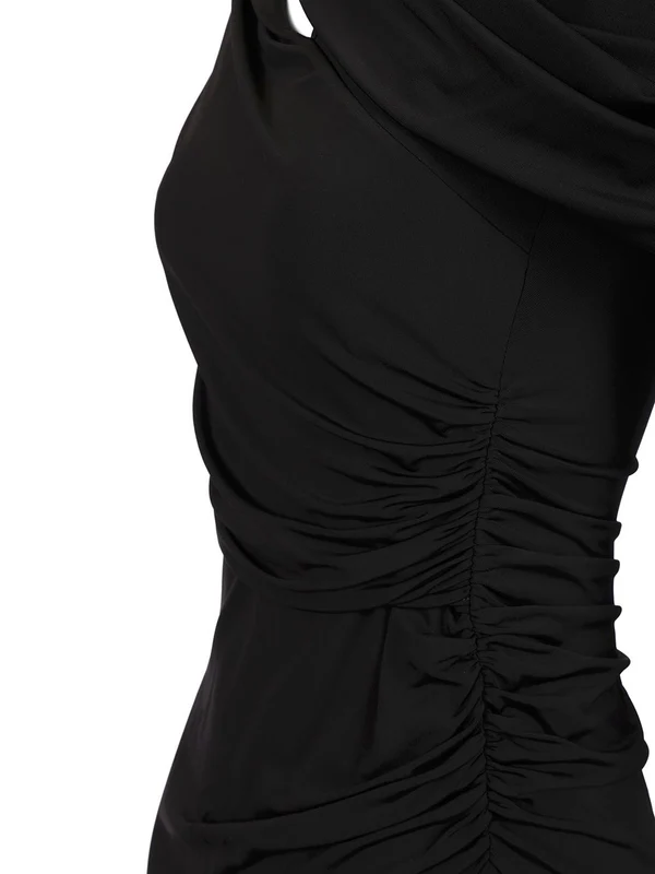 Stella Mccartney Black Midi Dress - Image 4