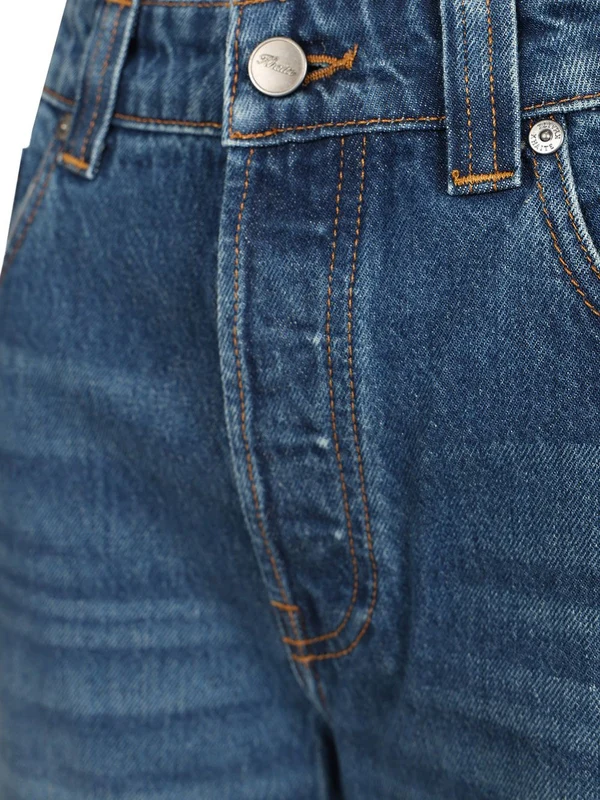 Khaite Blue Denim Pants - Image 3