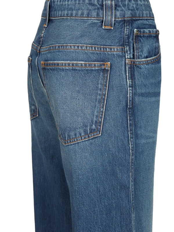 Khaite Blue Denim Pants - Image 4