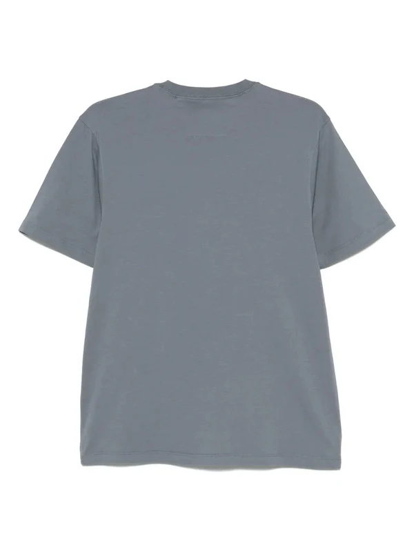 Cp Company Blue Short Sleeve T-Shirt - Image 2