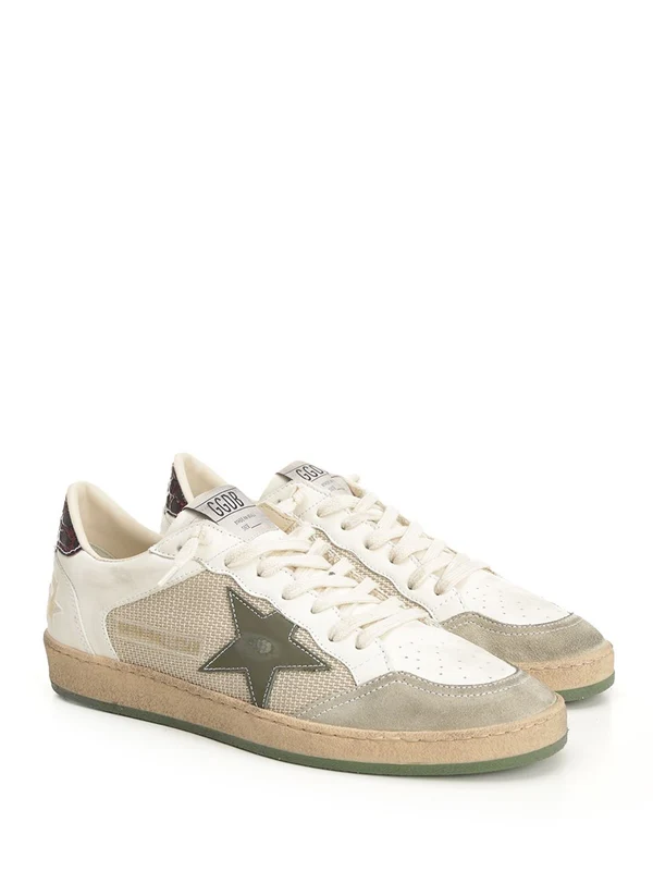 Golden Goose White Low Top Sneakers - Image 2