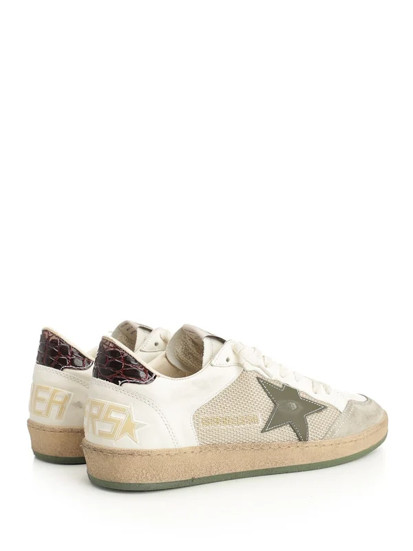 Golden Goose White Low Top Sneakers - Image 3