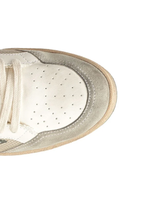 Golden Goose White Low Top Sneakers - Image 4