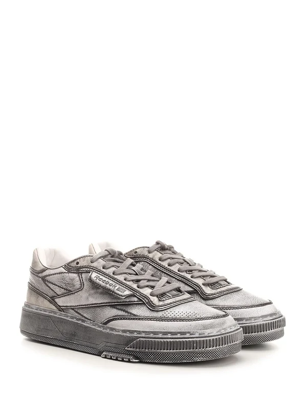 Reebok Club C LTD Grey Low Top Sneakers - Image 3